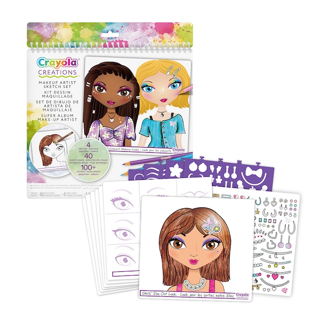 Imagen 0 de Creations Súper Album Maquillaje de Estrellas Crayola