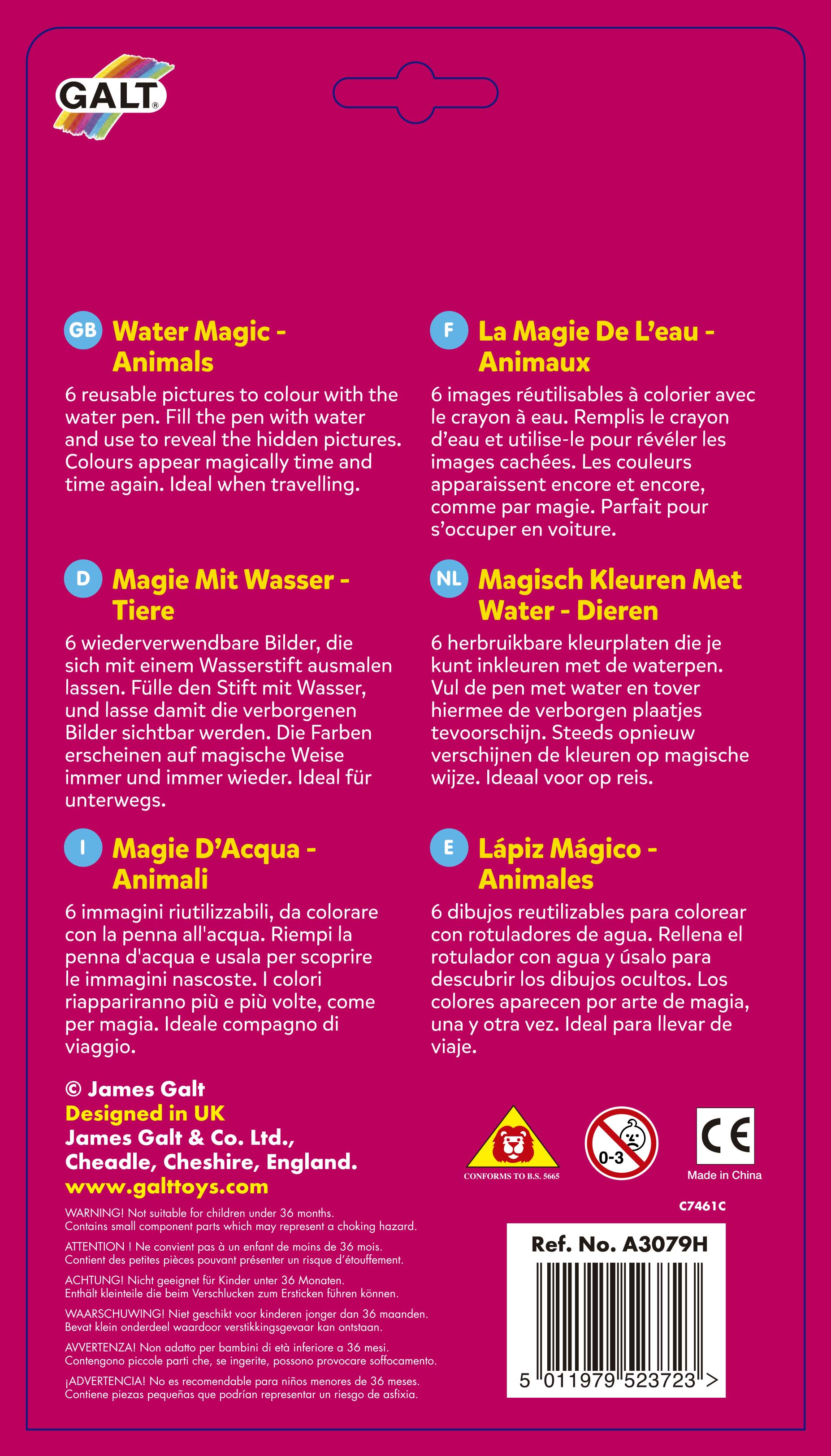 Libreta para colorear Water Magic Diset modelos surtidos 8