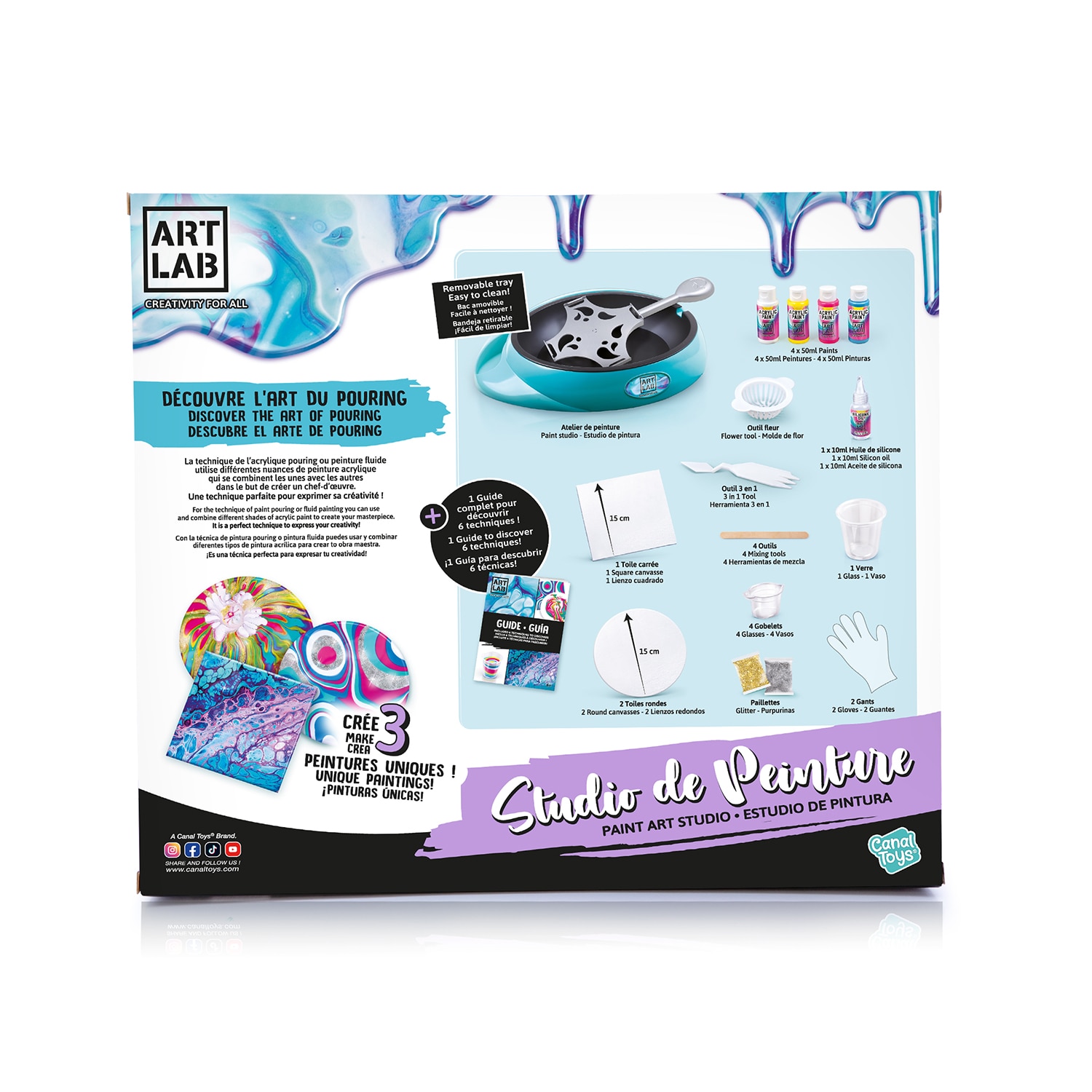 Juego de manualidades Puring Studio Canal Toys 17