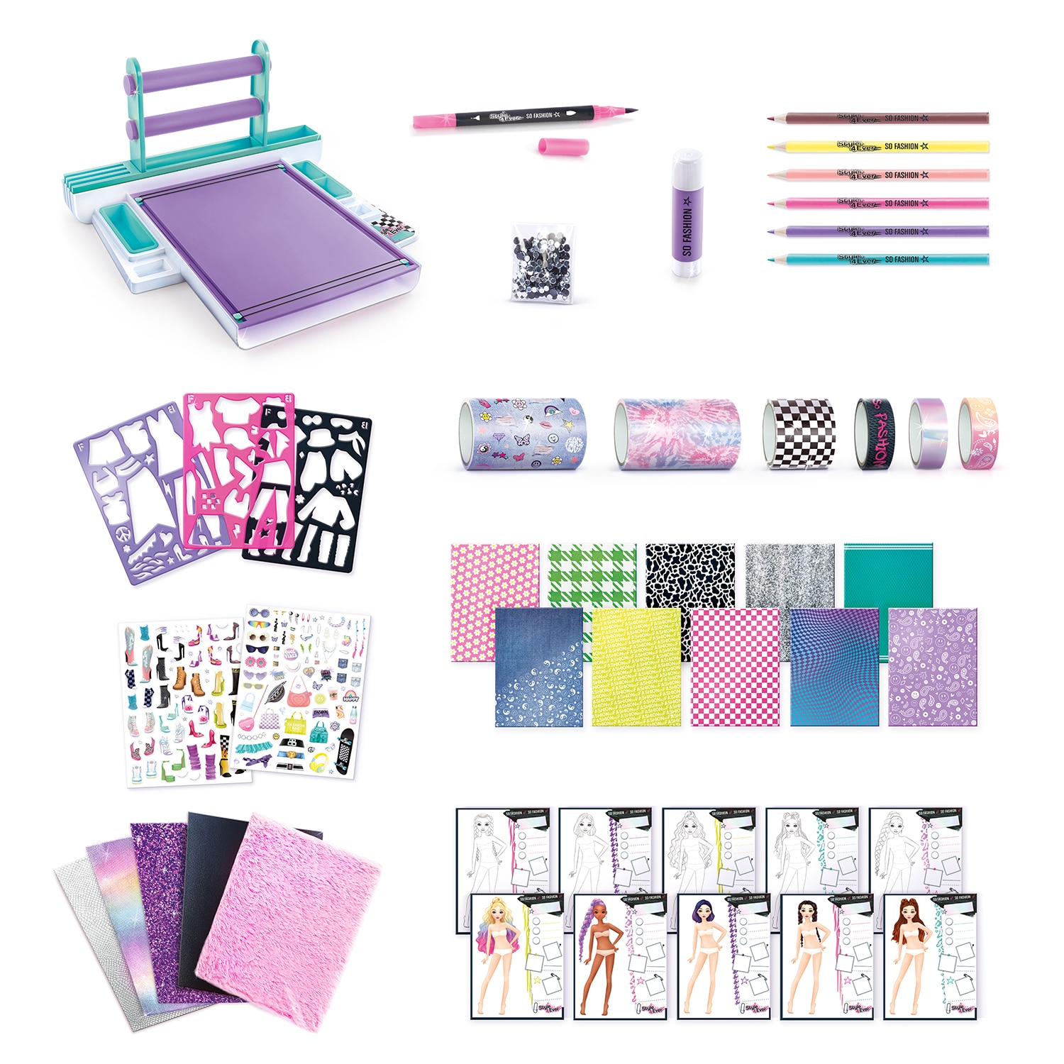 Juego de manualidades Fashion Designer Studio Canala Toys 4