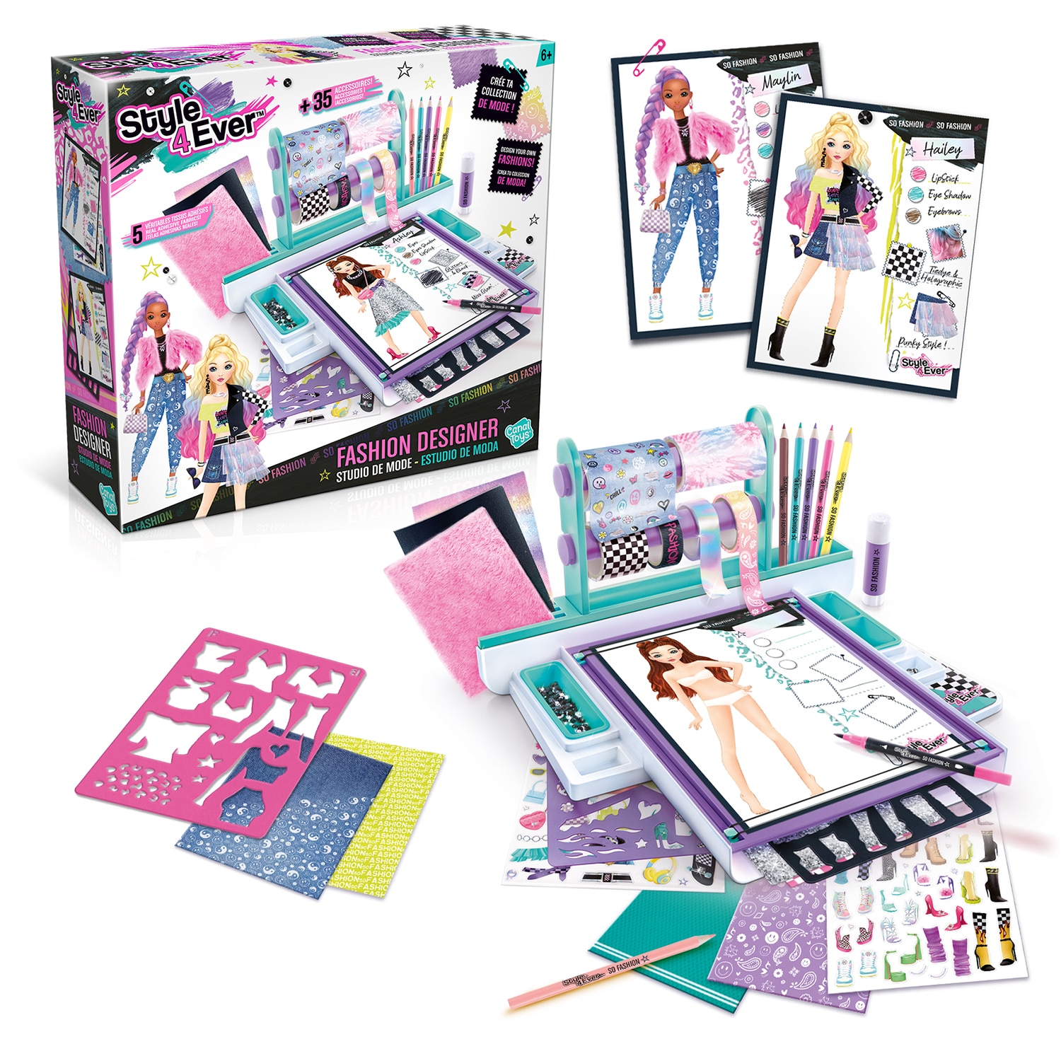 Juego de manualidades Fashion Designer Studio Canala Toys 5