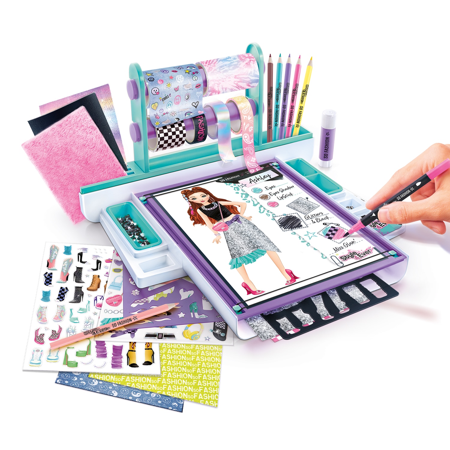 Juego de manualidades Fashion Designer Studio Canala Toys 12