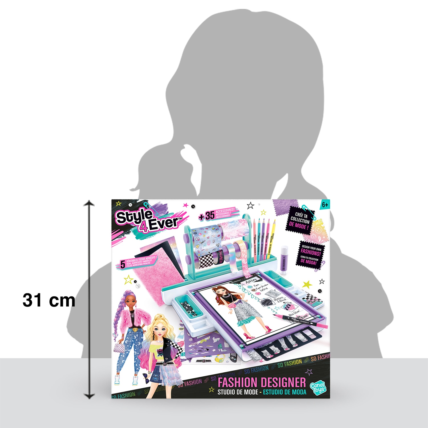 Juego de manualidades Fashion Designer Studio Canala Toys 13