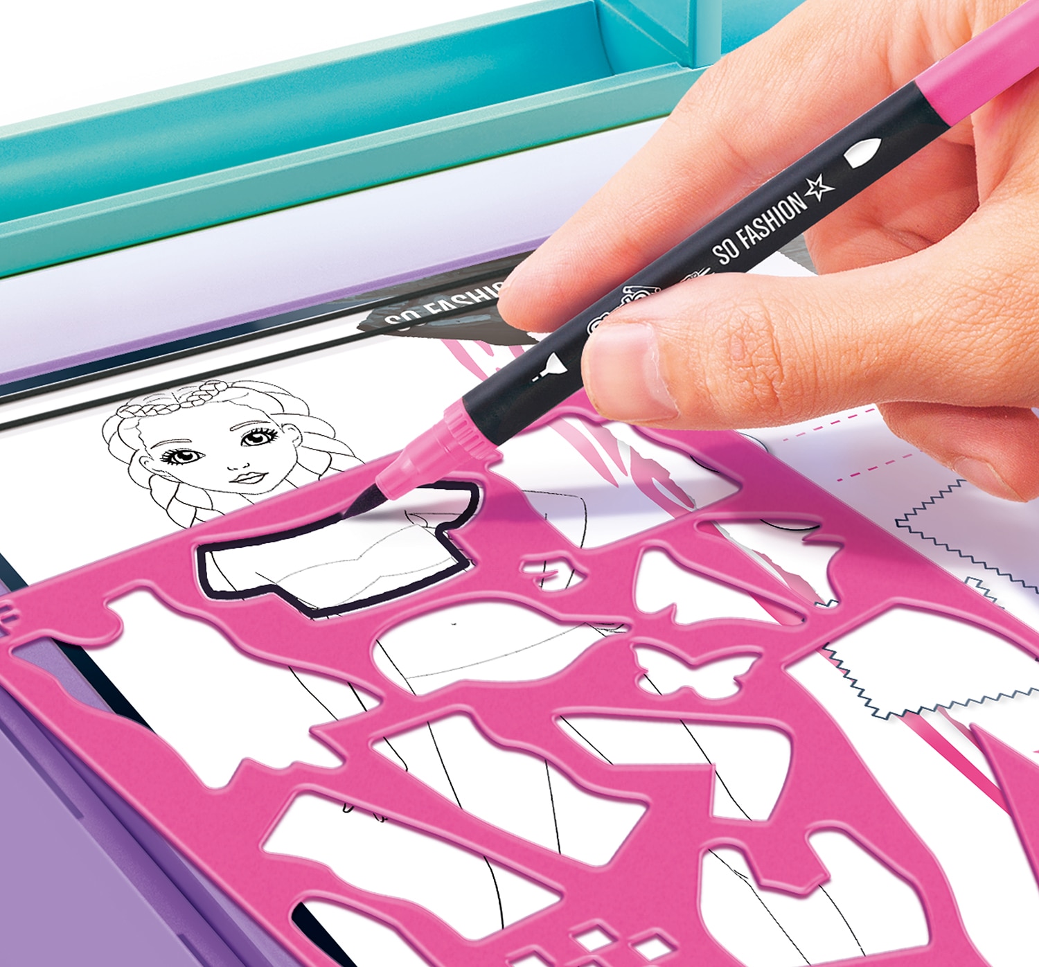 Juego de manualidades Fashion Designer Studio Canala Toys 14