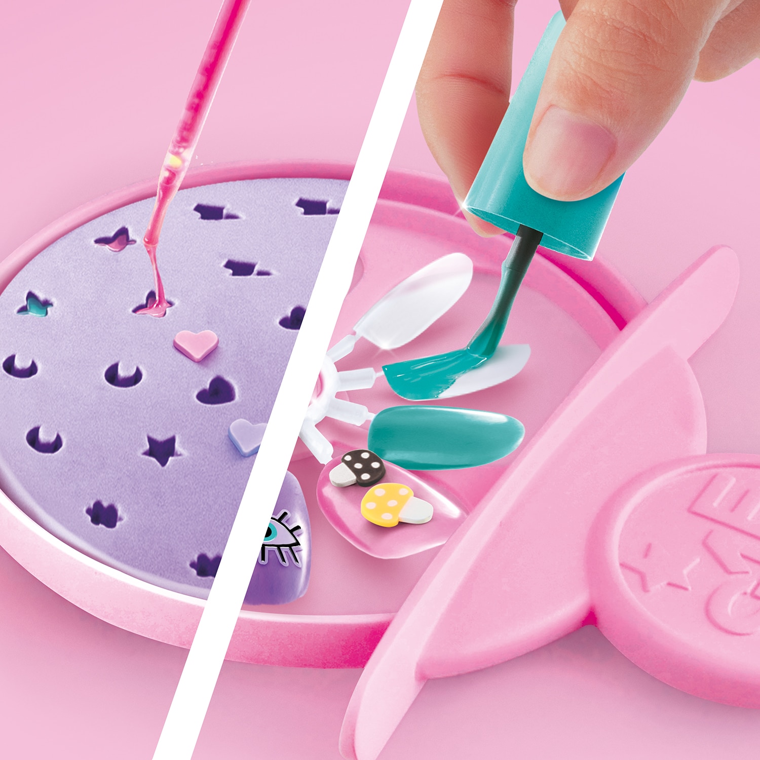 Juego de manualidades Nail Art Gel UV Studio Canala Toys 8