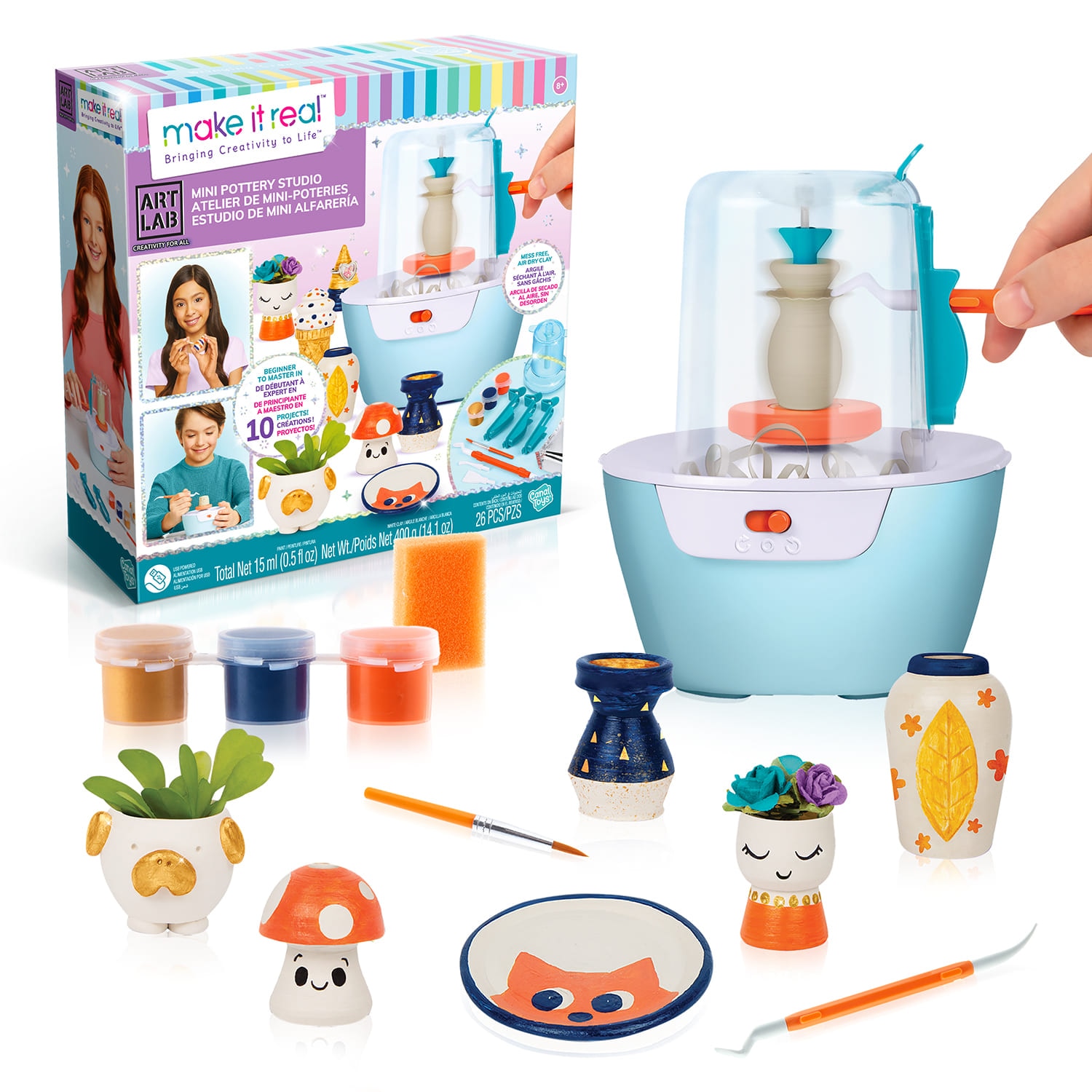 Juego de manualidades Super Taller de cerámica Canala Toys 2