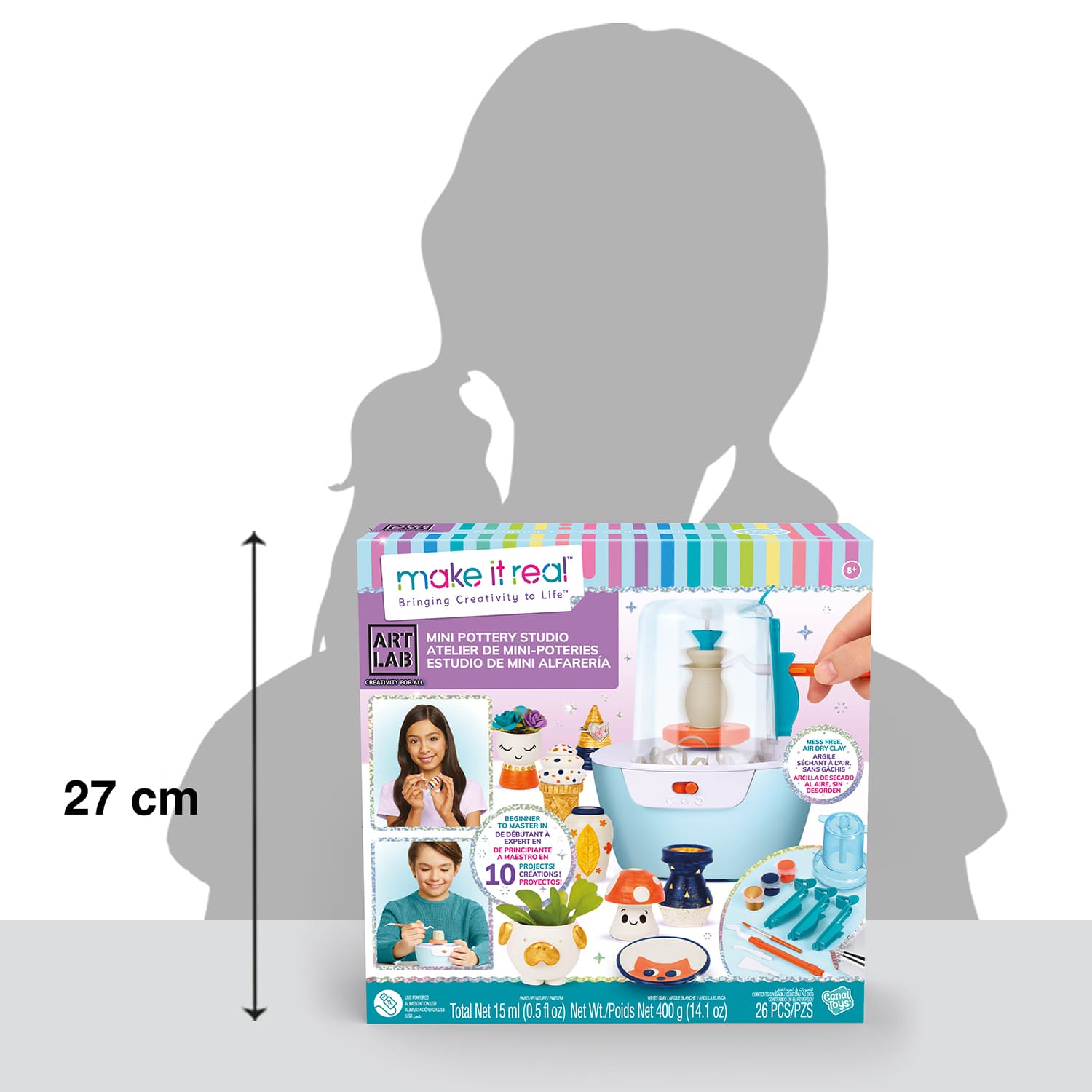 Juego de manualidades Super Taller de cerámica Canala Toys 12