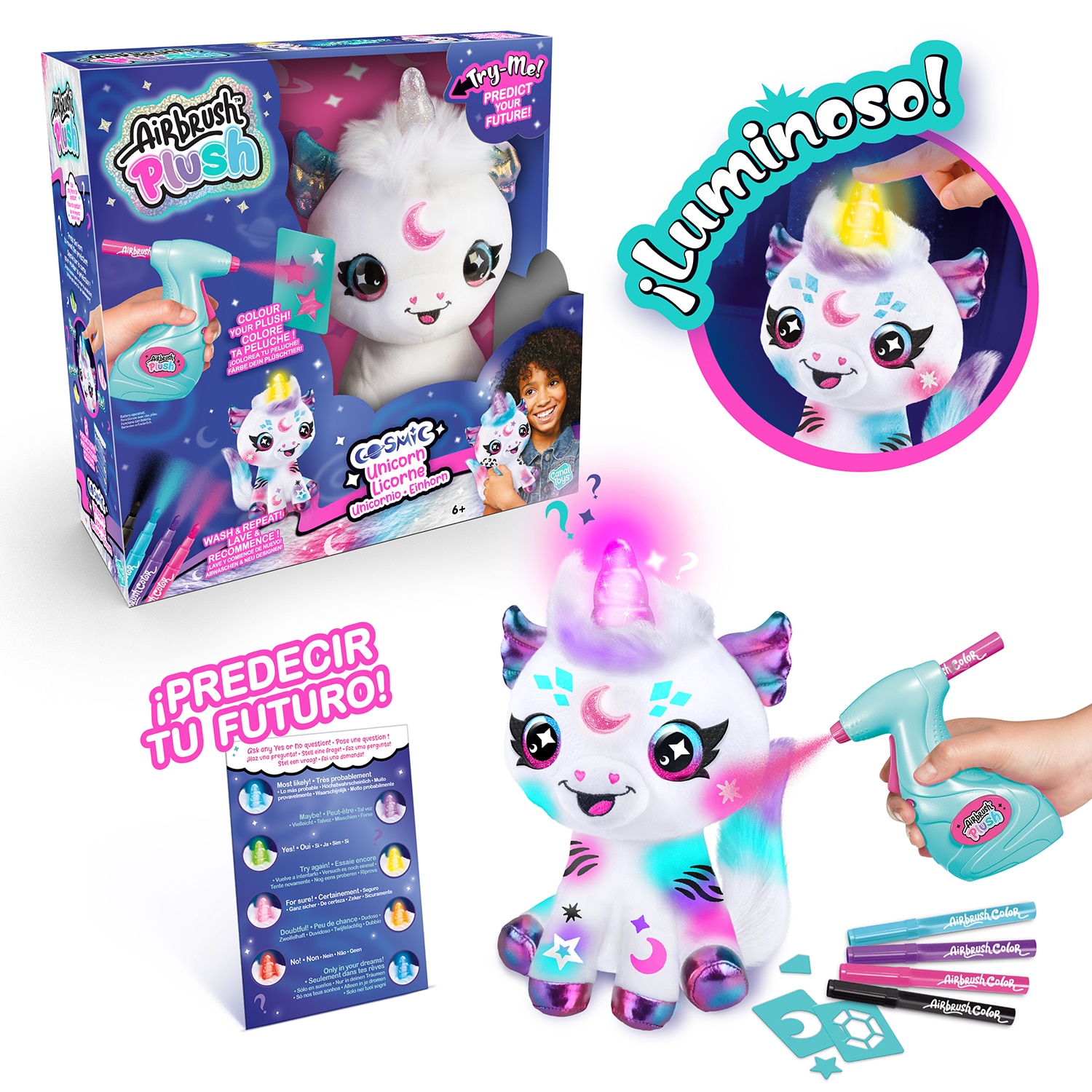 Juego de manualidades Colorea tu unicornio mágico Canala Toys 3