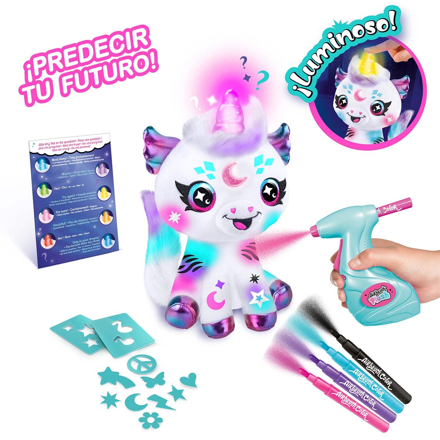 Juego de manualidades Colorea tu unicornio mágico Canala Toys 9