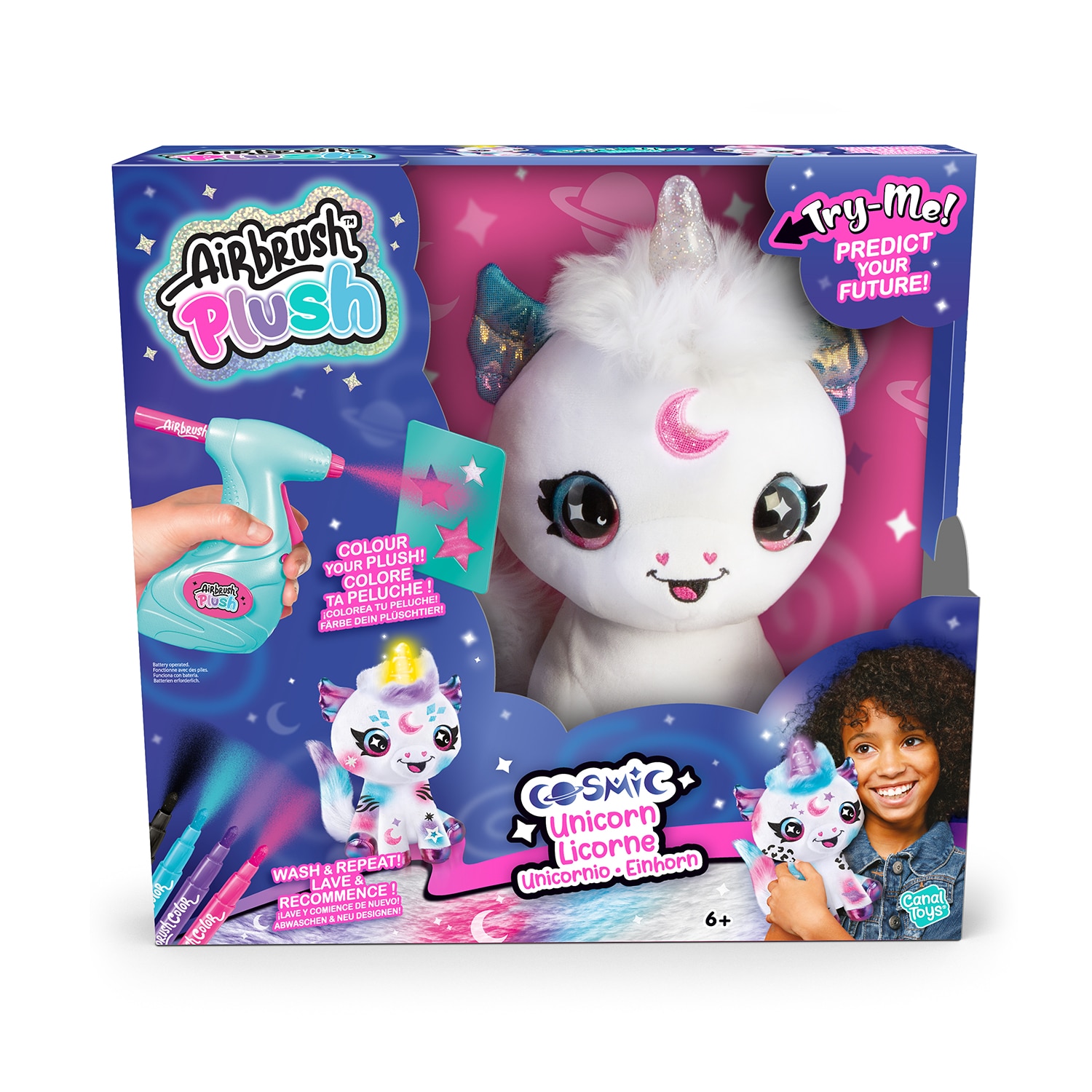 Juego de manualidades Colorea tu unicornio mágico Canala Toys 12