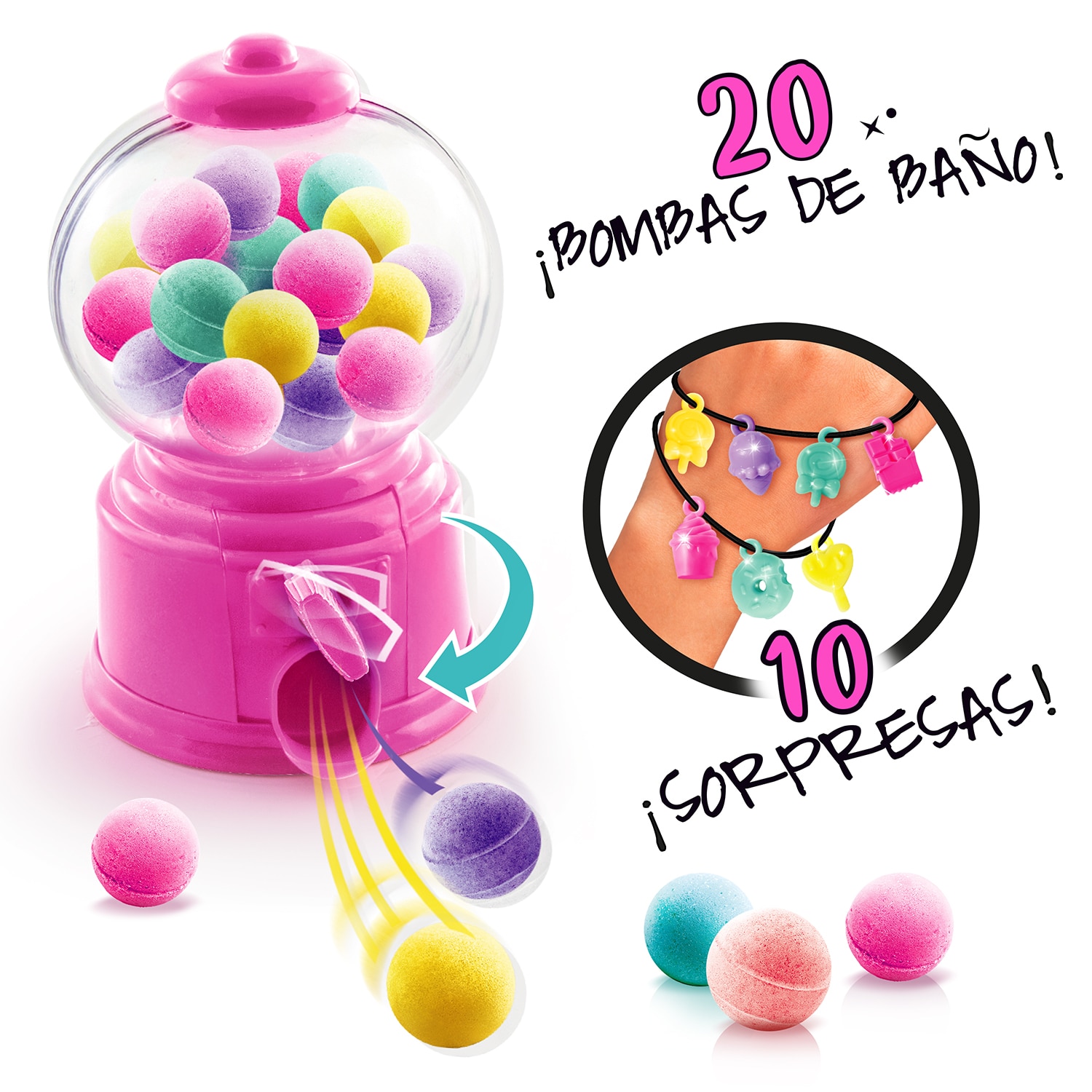 Juego de manualidades Bath Bomb Dispensador Canala Toys 4