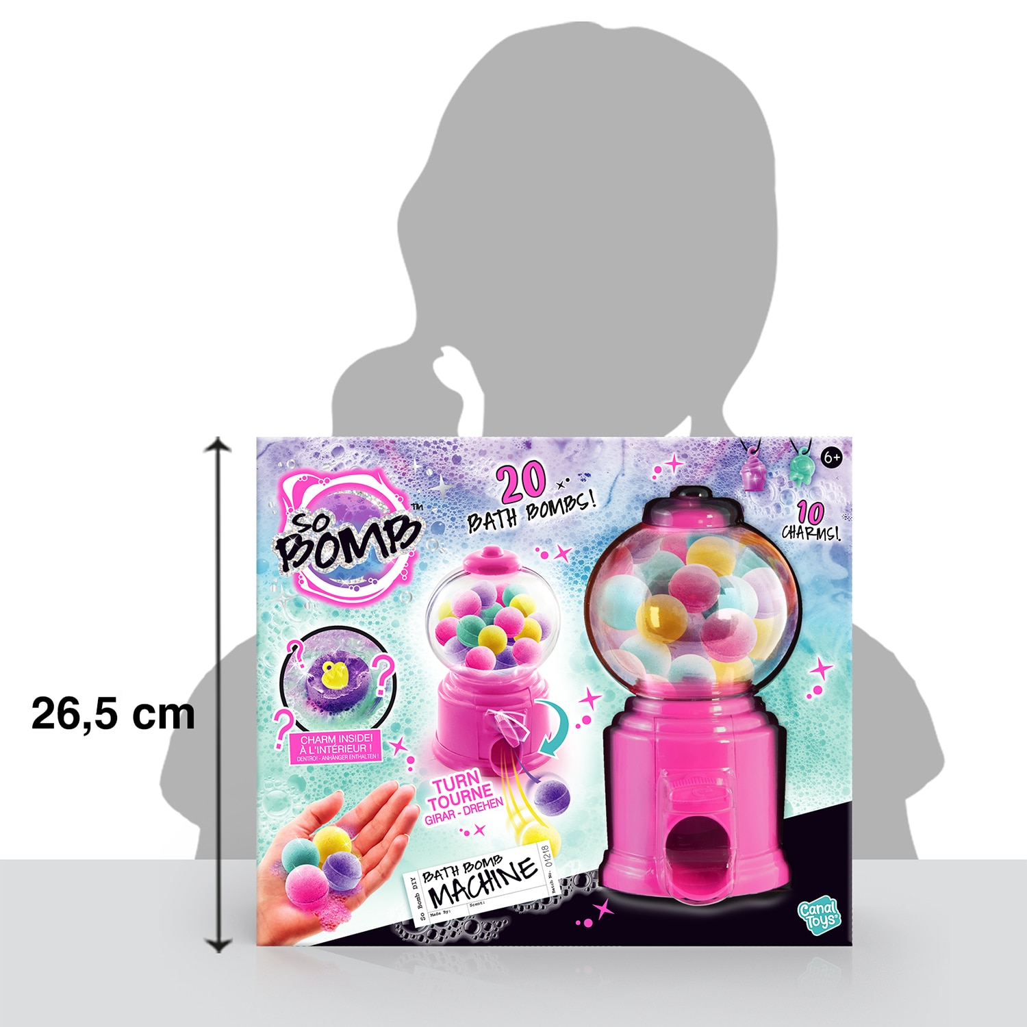 Juego de manualidades Bath Bomb Dispensador Canala Toys 5