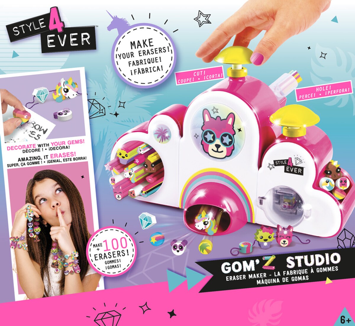 Canal Toys Super Taller De Gomijoyas – Fábrica De Pulseras Y Gomas De Borrar Con Brilliants, +100 Figuras, Ideal Para Manualidades Y Regalos A Partir De 6 Años