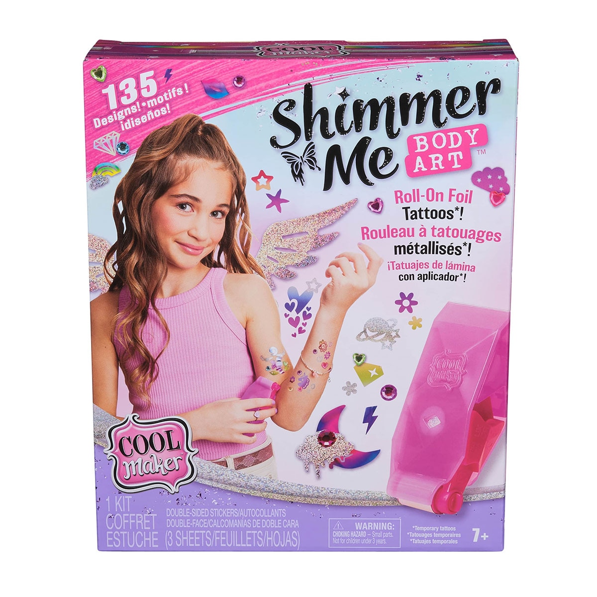 Jogo de design Cool Maker Shimmer Me BodyArt Studio Spin Master Cool Maker 1