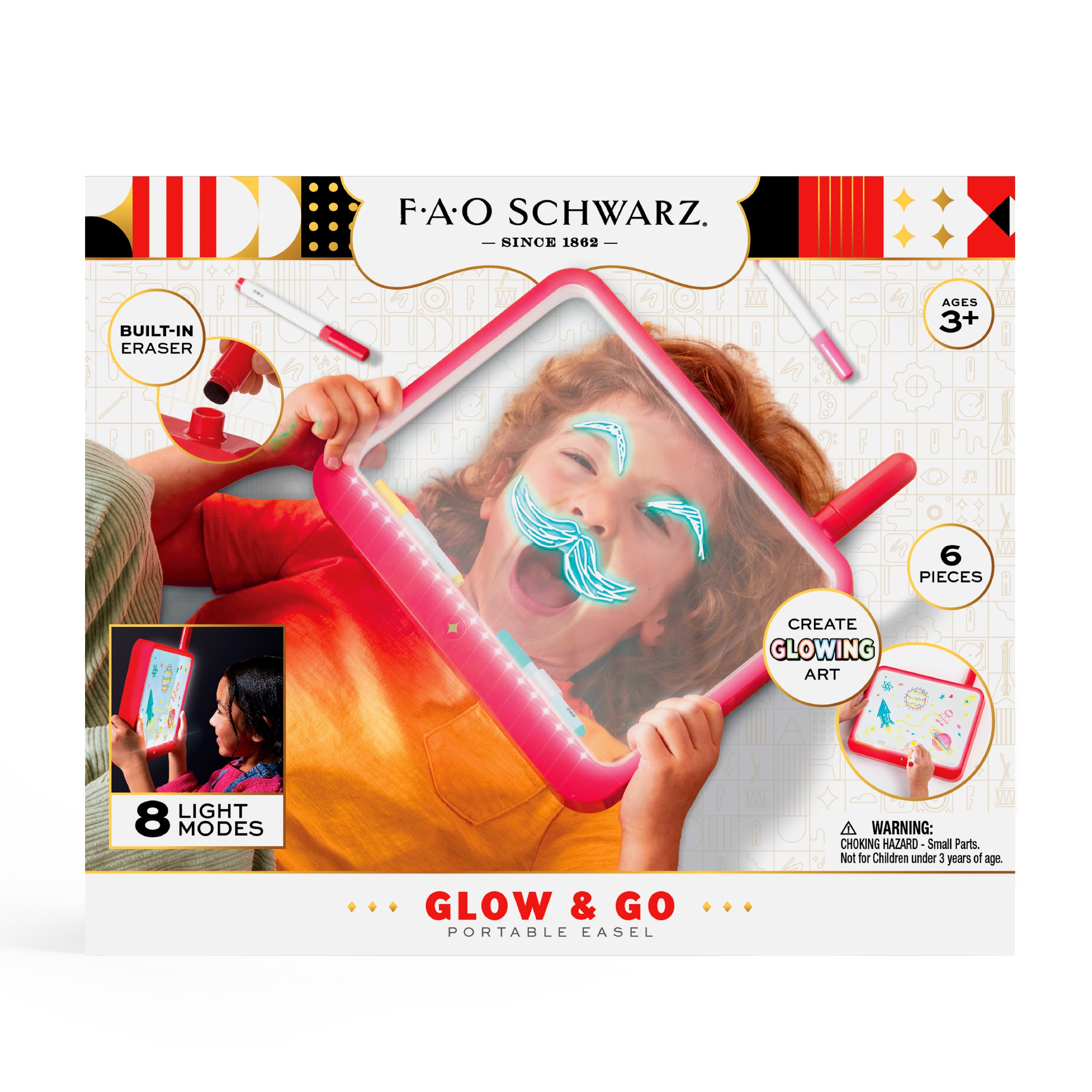 Caballete Portátil Luminoso Glow & Go F.A.O. Schwarz 5