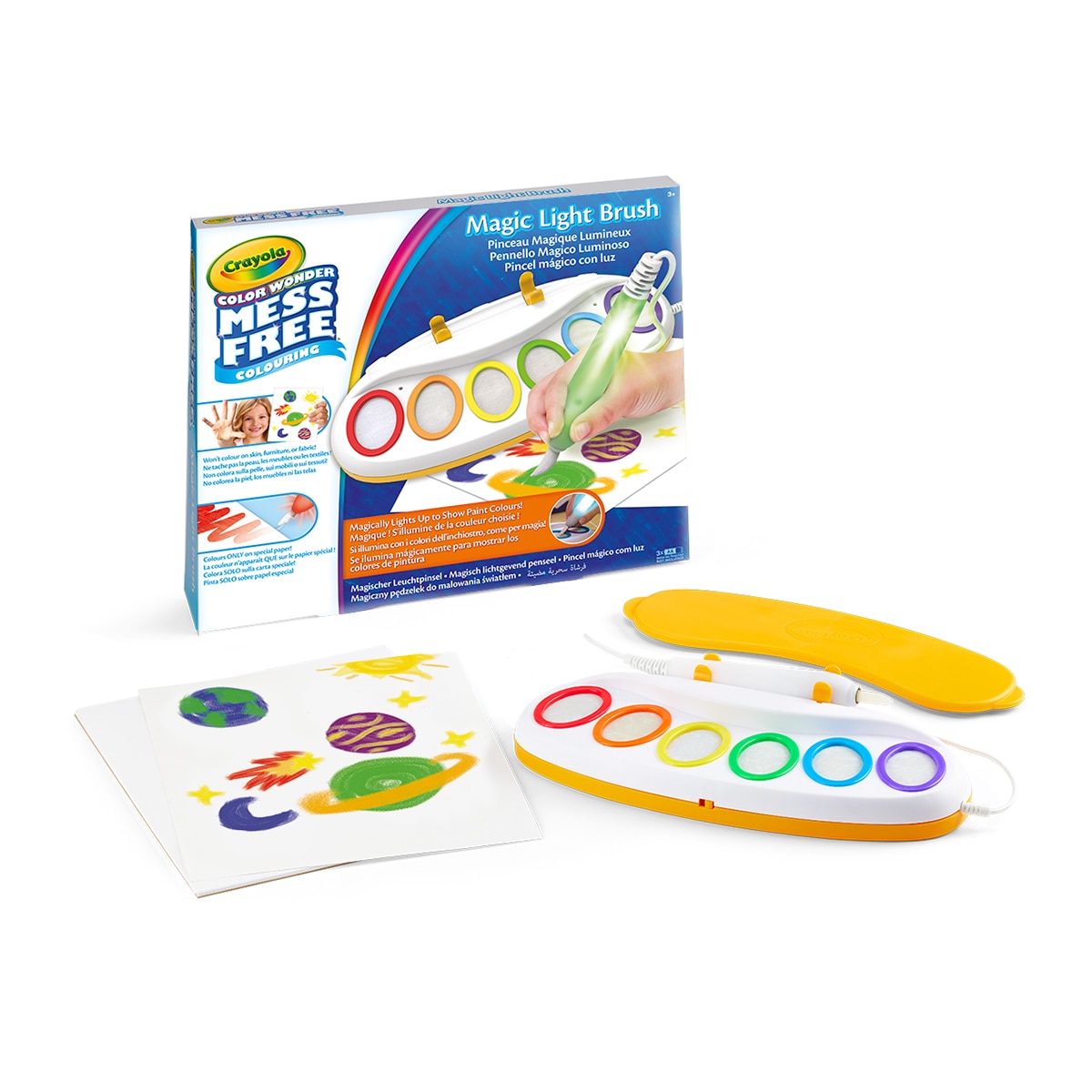 Imagen 0 de Pincel Mágico Luminoso Colorea sin Manchas-Color Wonder Crayola