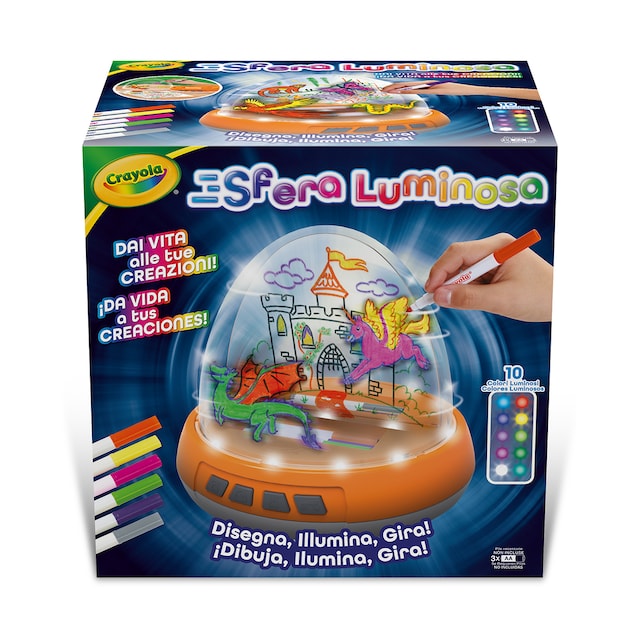 Juego de diseño Esfera Luminosa Crayola