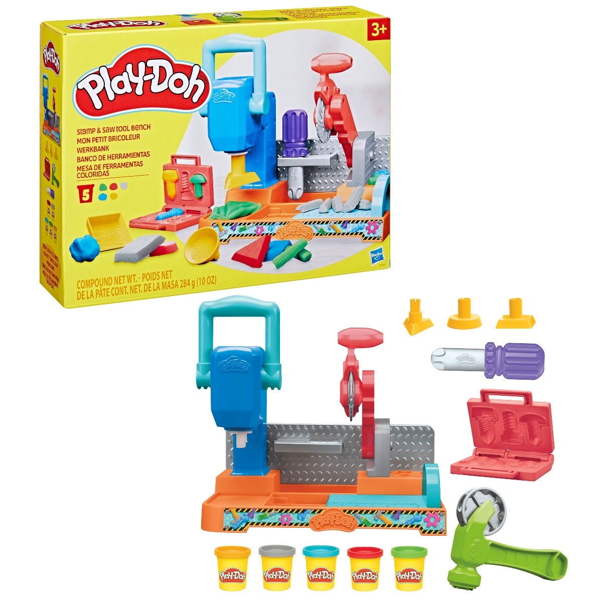 Juego de manualidades Banco De Herramientas Play-Doh Hasbro 2