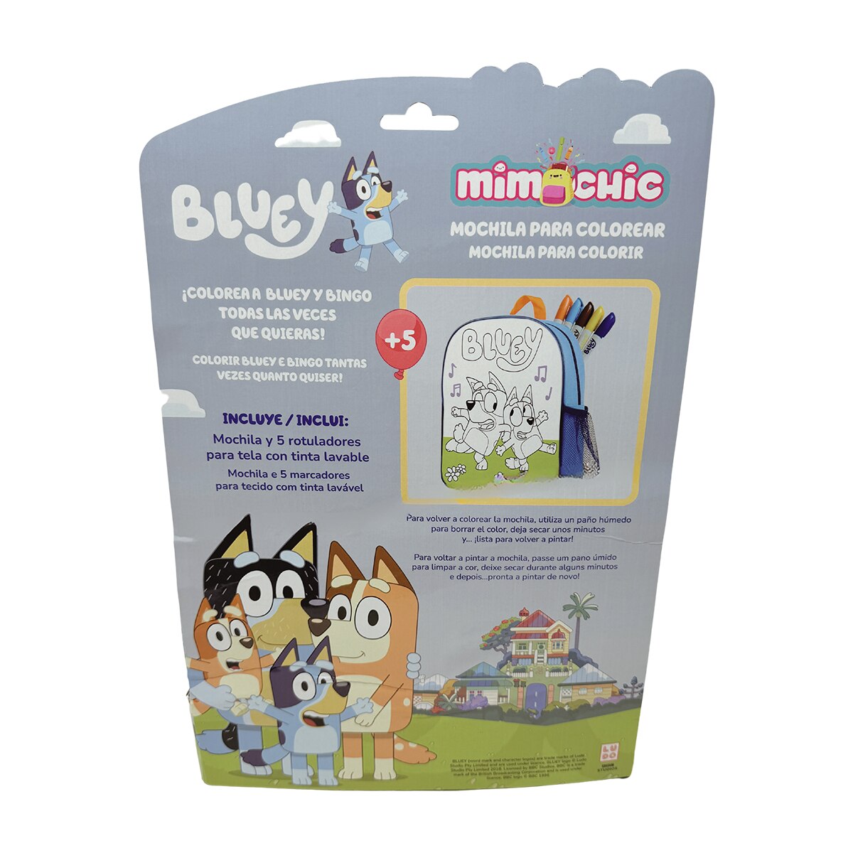 Mochila Mimochic Bluey 3