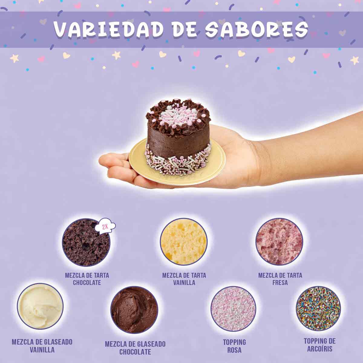 Kit para Fazer Bolos Pack Prendas Tasty Tinies 5