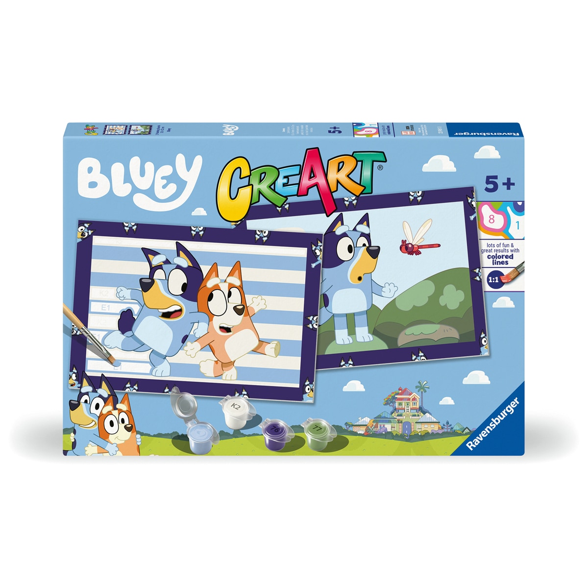 Imagen 0 de Juego Creativo - Creart Serie Junior: 2 X Bluey Ravensburger