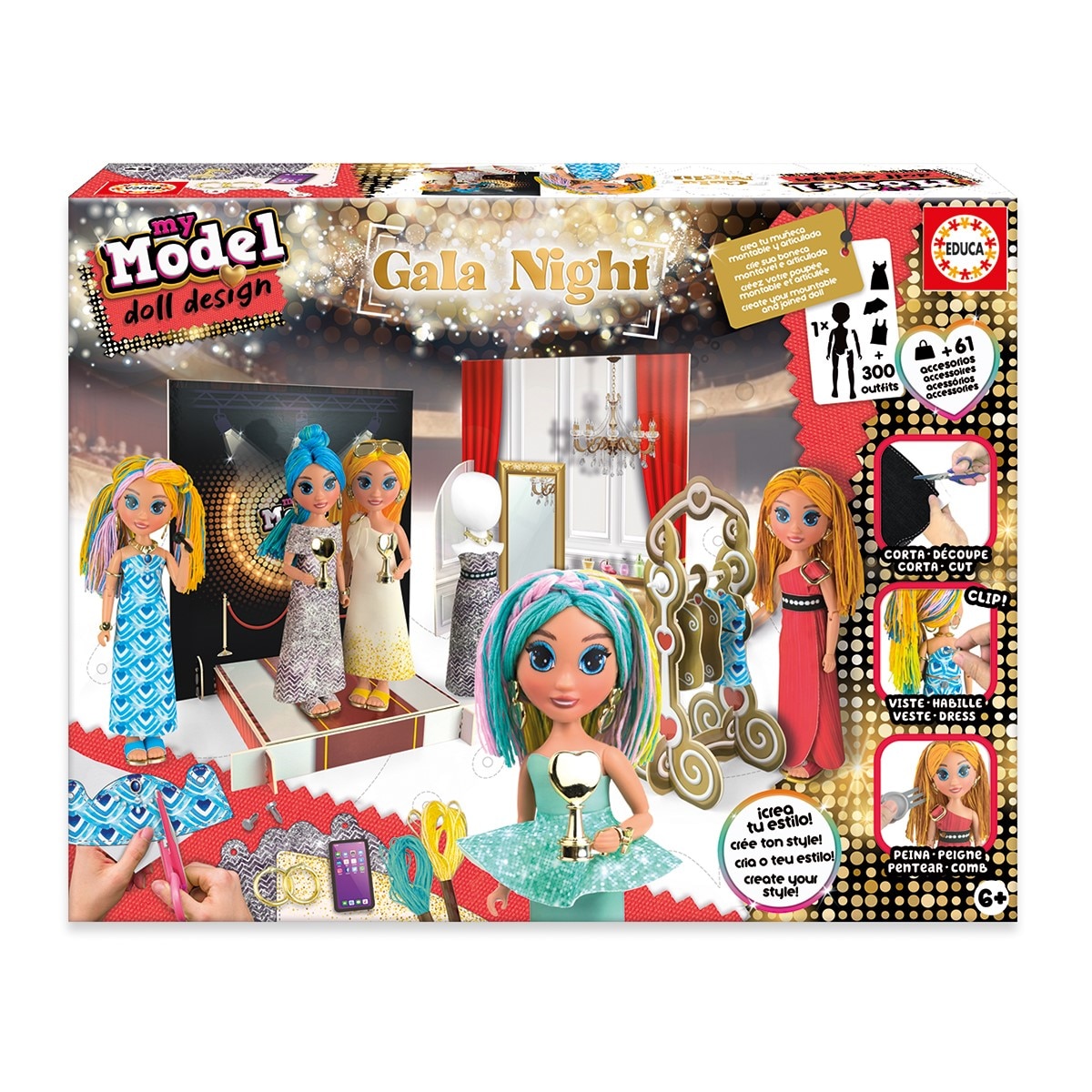 Muñeca Montable My Model Doll Noche de Gala 1