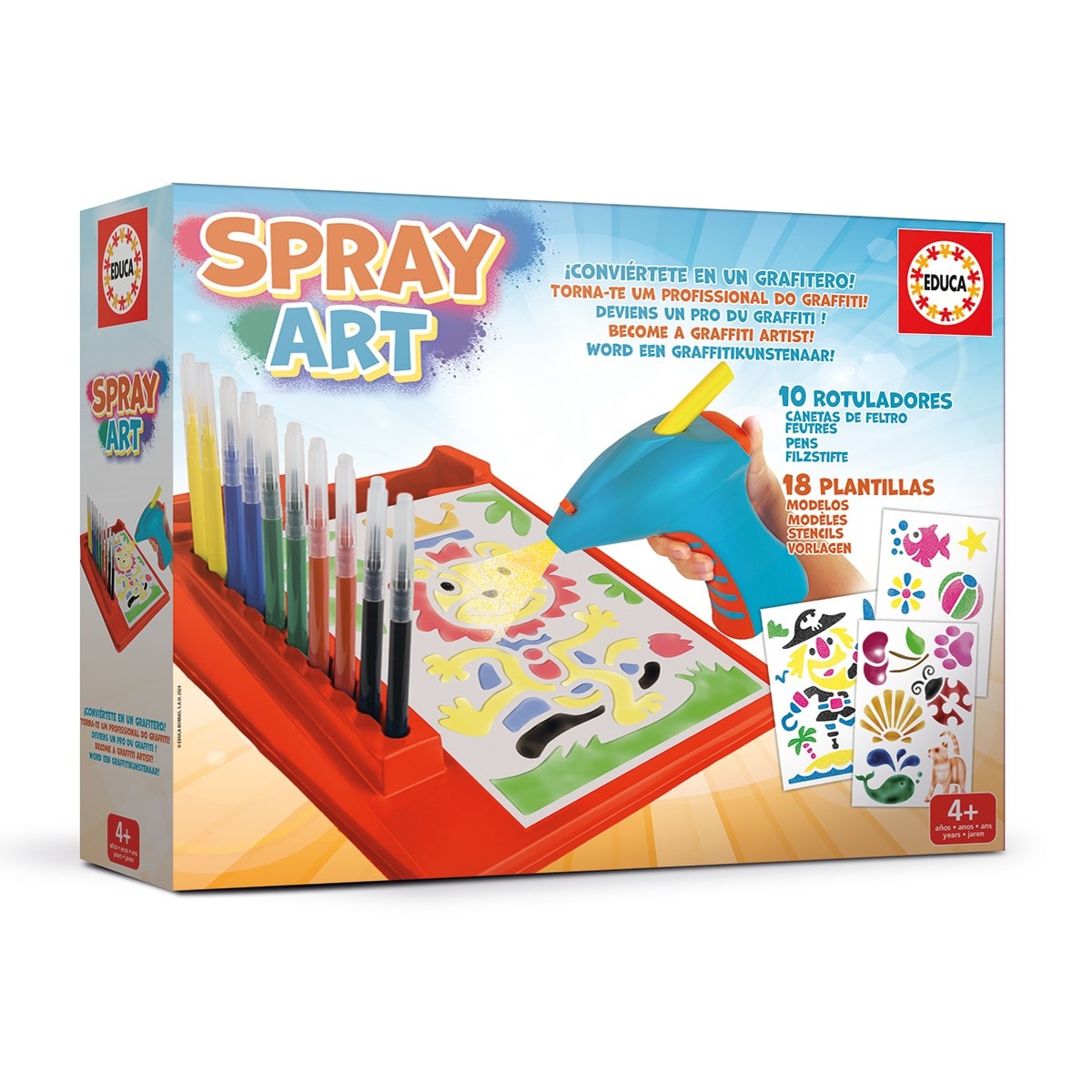 Educa Borrás – Aerografo Manualidad SPRAY ART.