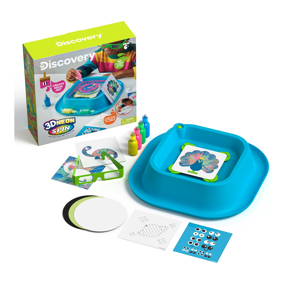 Imagen 0 de Estación de arte motorizada 3D Neon Spin Discovery