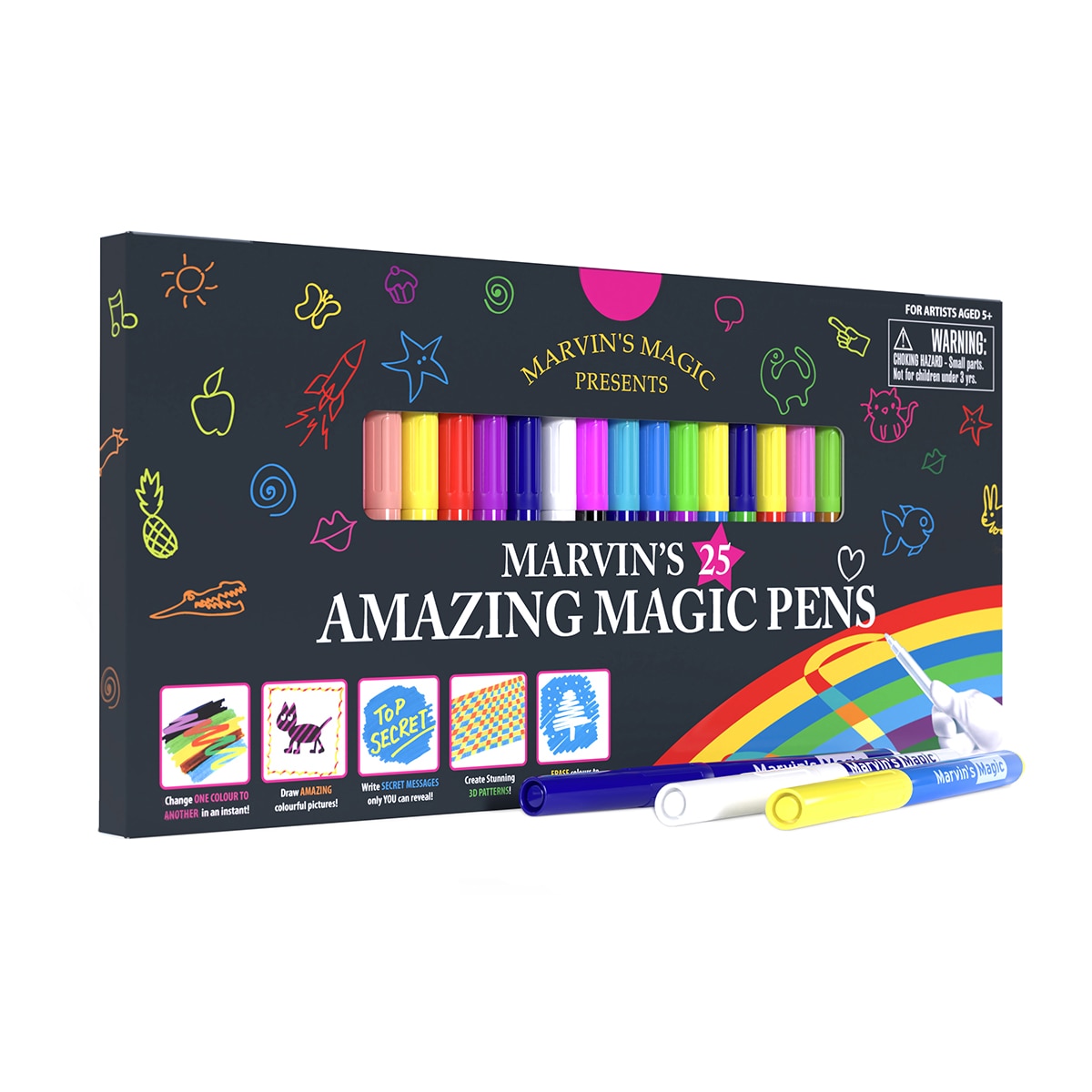 Imagen 0 de Juego de rotuladores 25 Amazing Magic Pens Marvins Magic