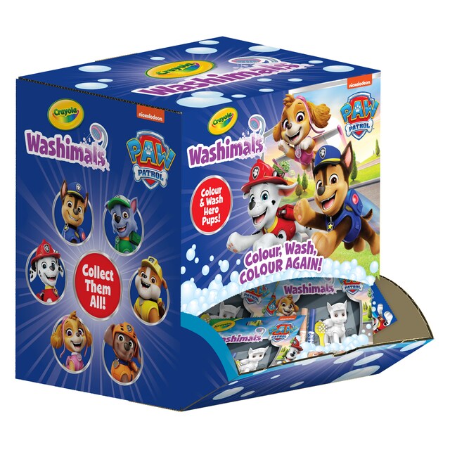 Washimals Paw Patrol - Sobre Individual 6 modelos Display 24 piezas