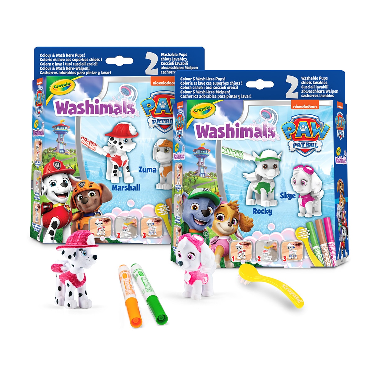 Imagem 0 de Washimals Patrulha Pata - Set 2 mascotas 2 - Modelos Surtidos