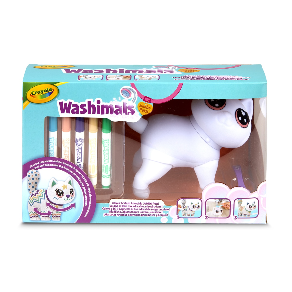 Imagen 0 de Washimals Jumbo Pets - La Gran Jenny 15 cm articulada