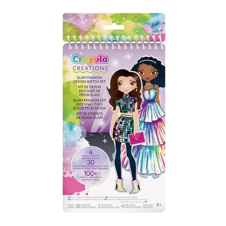 CRAYOLA Creations – Pizarra Luminosa Crea Tu Moda Para Diseñar Colecciones De Ropa, Regalo Creativo Para Niñas Desde 8 Años