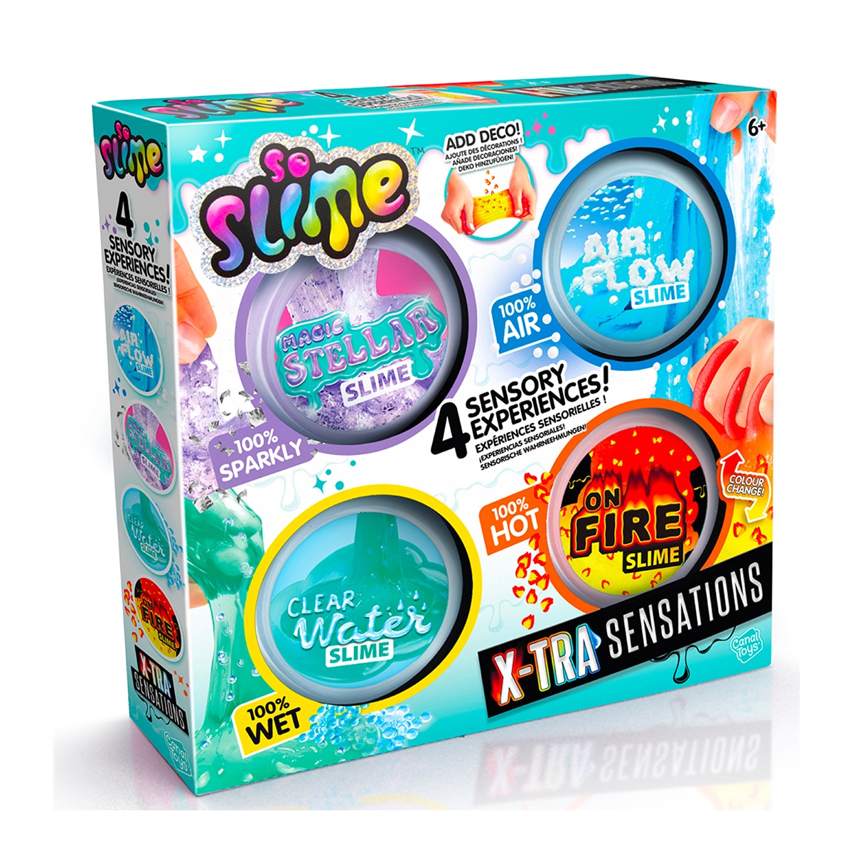 Extra sensaciones de slime 4 pack 1
