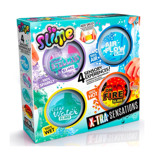 Extra sensaciones de slime 4 pack