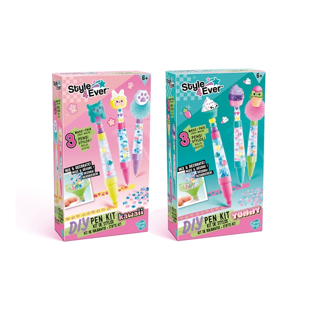 Imagen 0 de Kit manualidades Pack Subrayador y bolígrafos DIY Style 4 Ever