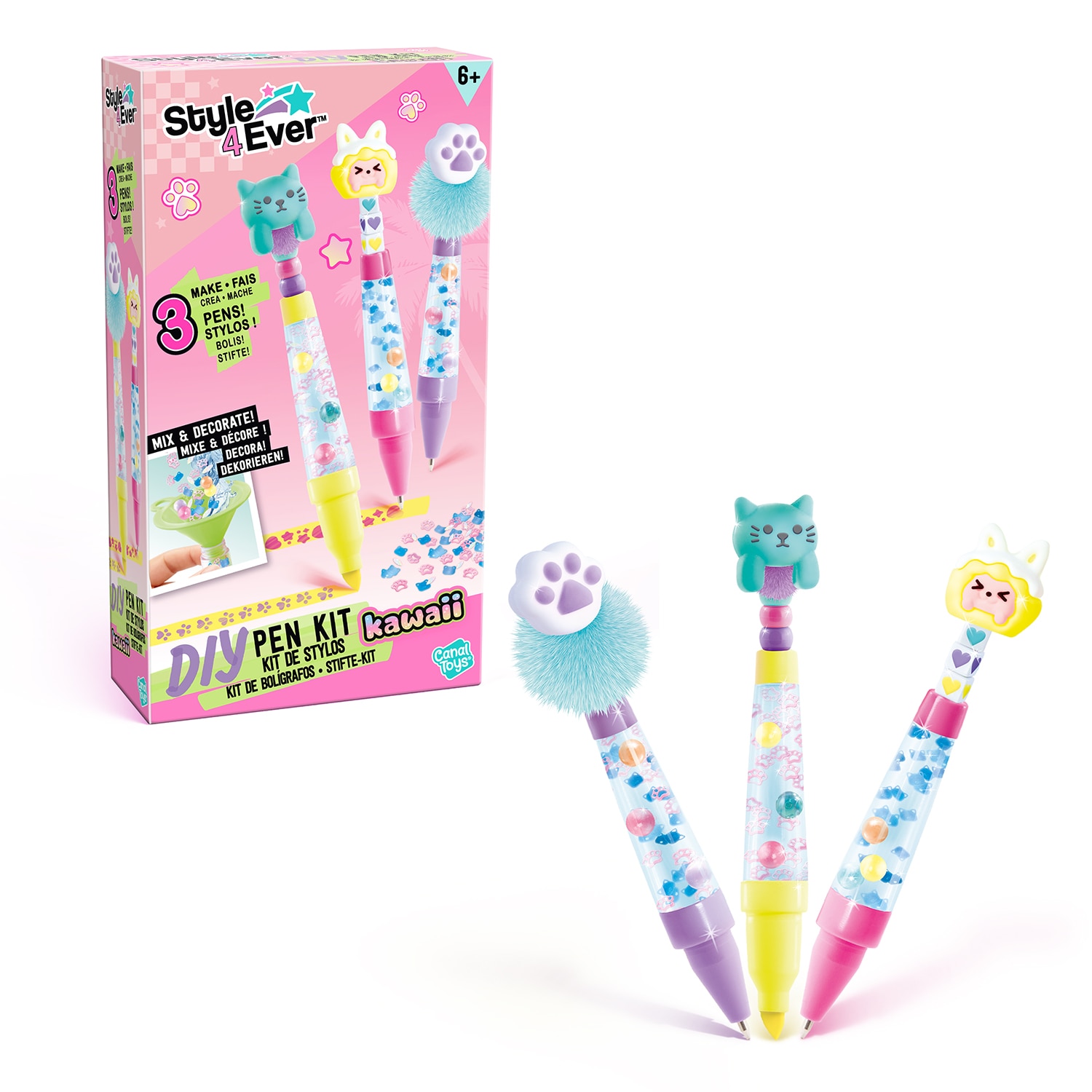 Kit manualidades Pack Subrayador y bolígrafos DIY Style 4 Ever 2
