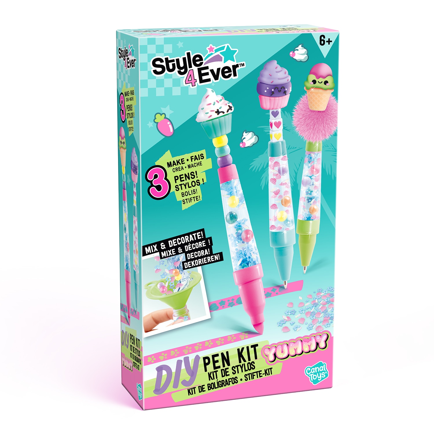 Kit manualidades Pack Subrayador y bolígrafos DIY Style 4 Ever 12