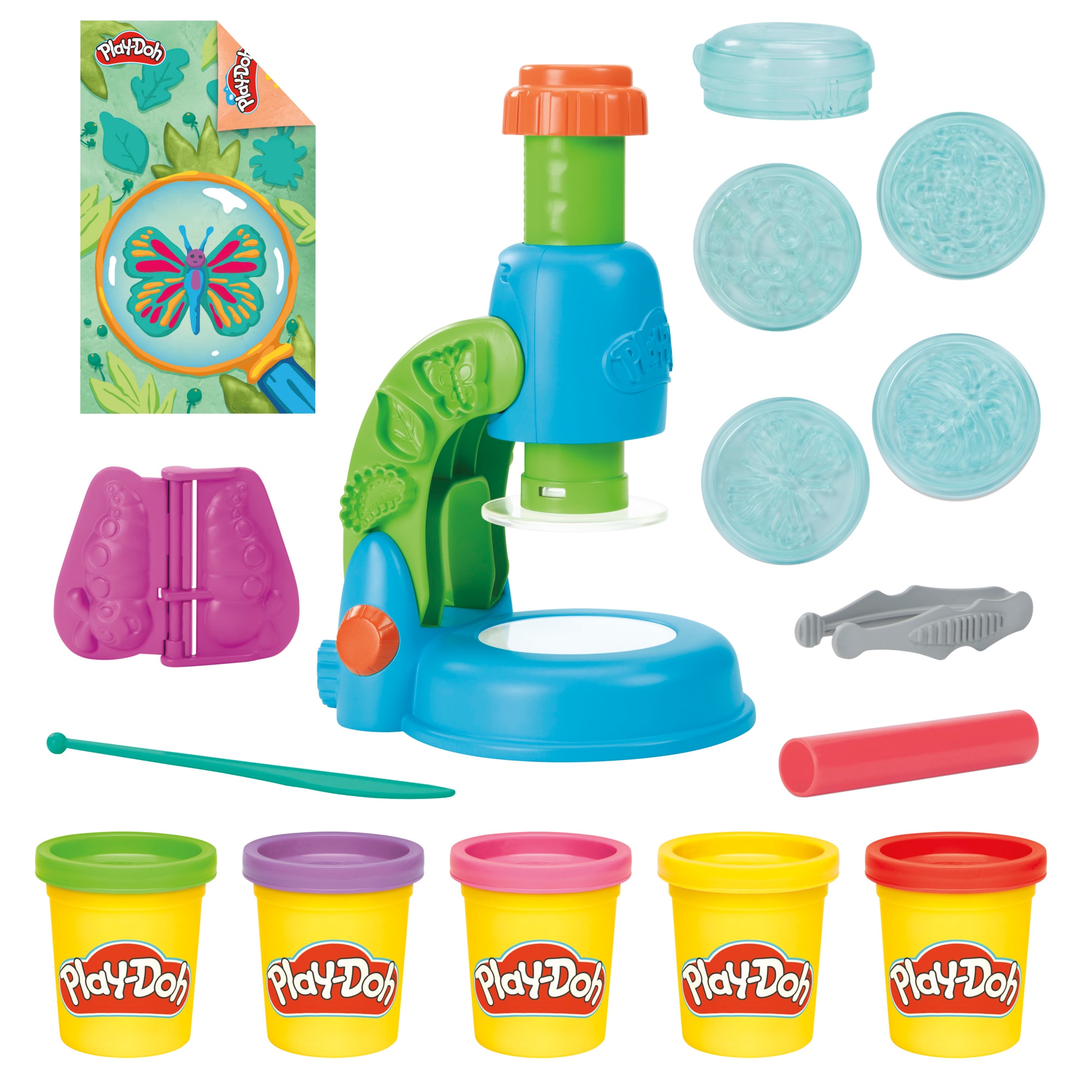 Juego de manualidades Microscopio luminoso Play-Doh 2
