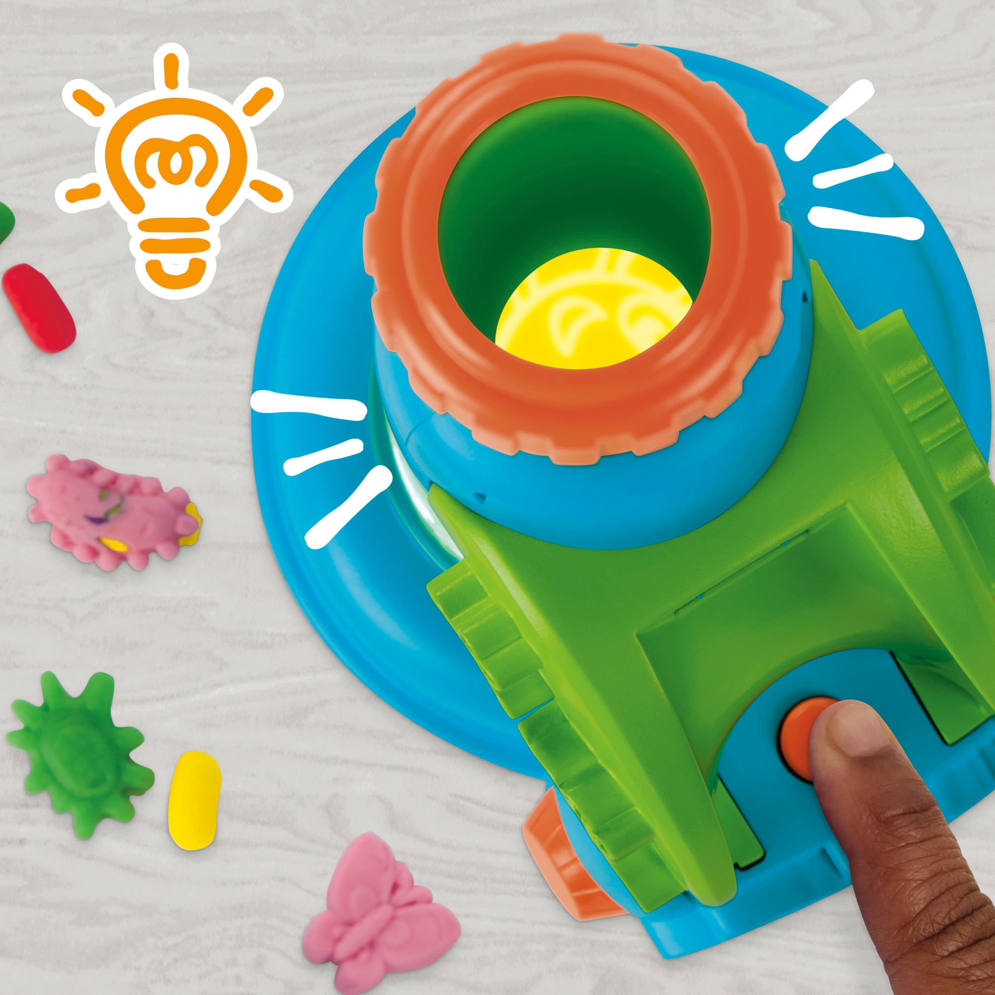 Juego de manualidades Microscopio luminoso Play-Doh 6
