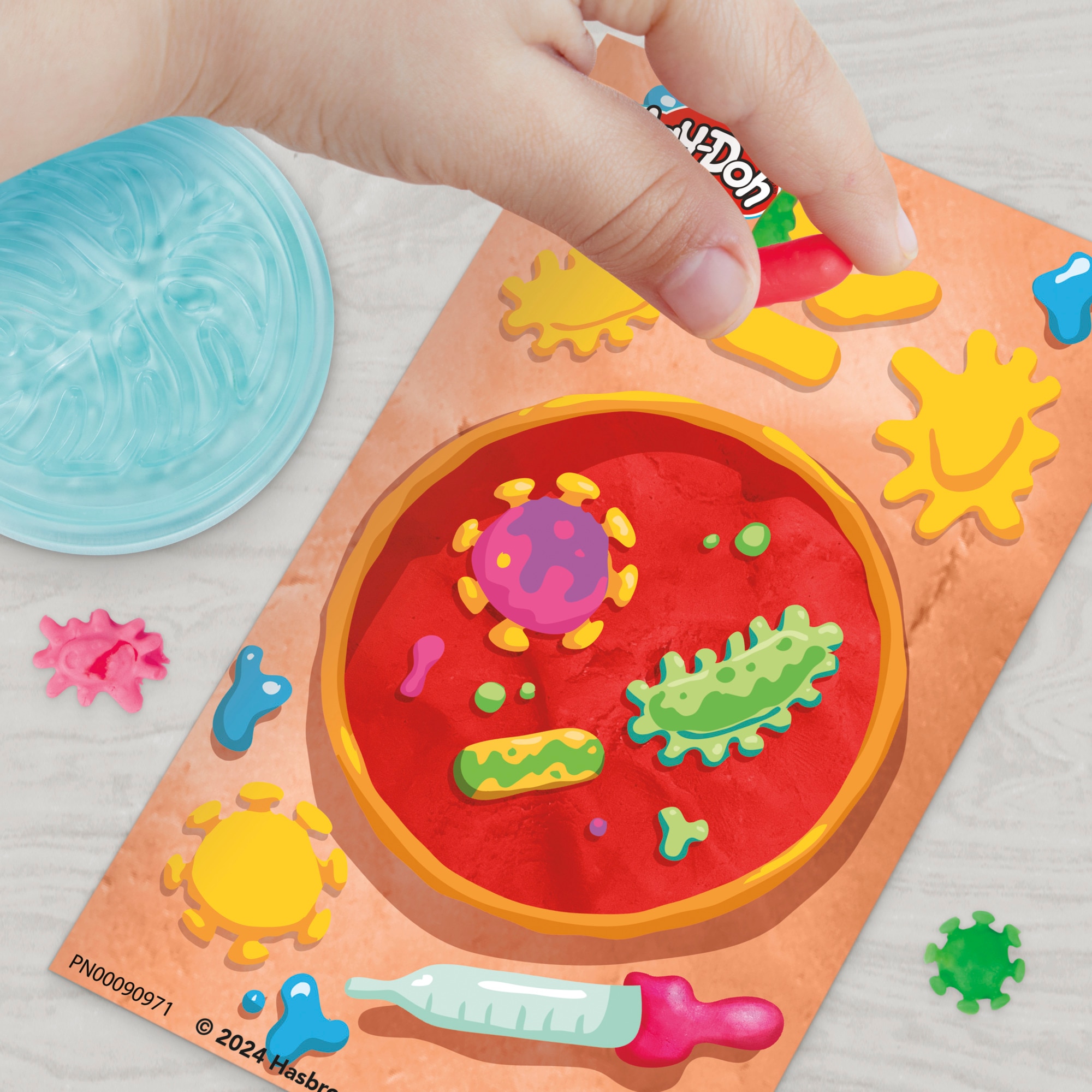 Juego de manualidades Microscopio luminoso Play-Doh 7
