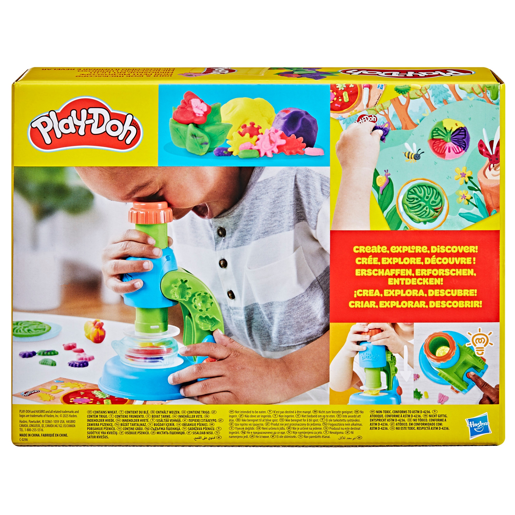 Juego de manualidades Microscopio luminoso Play-Doh 11