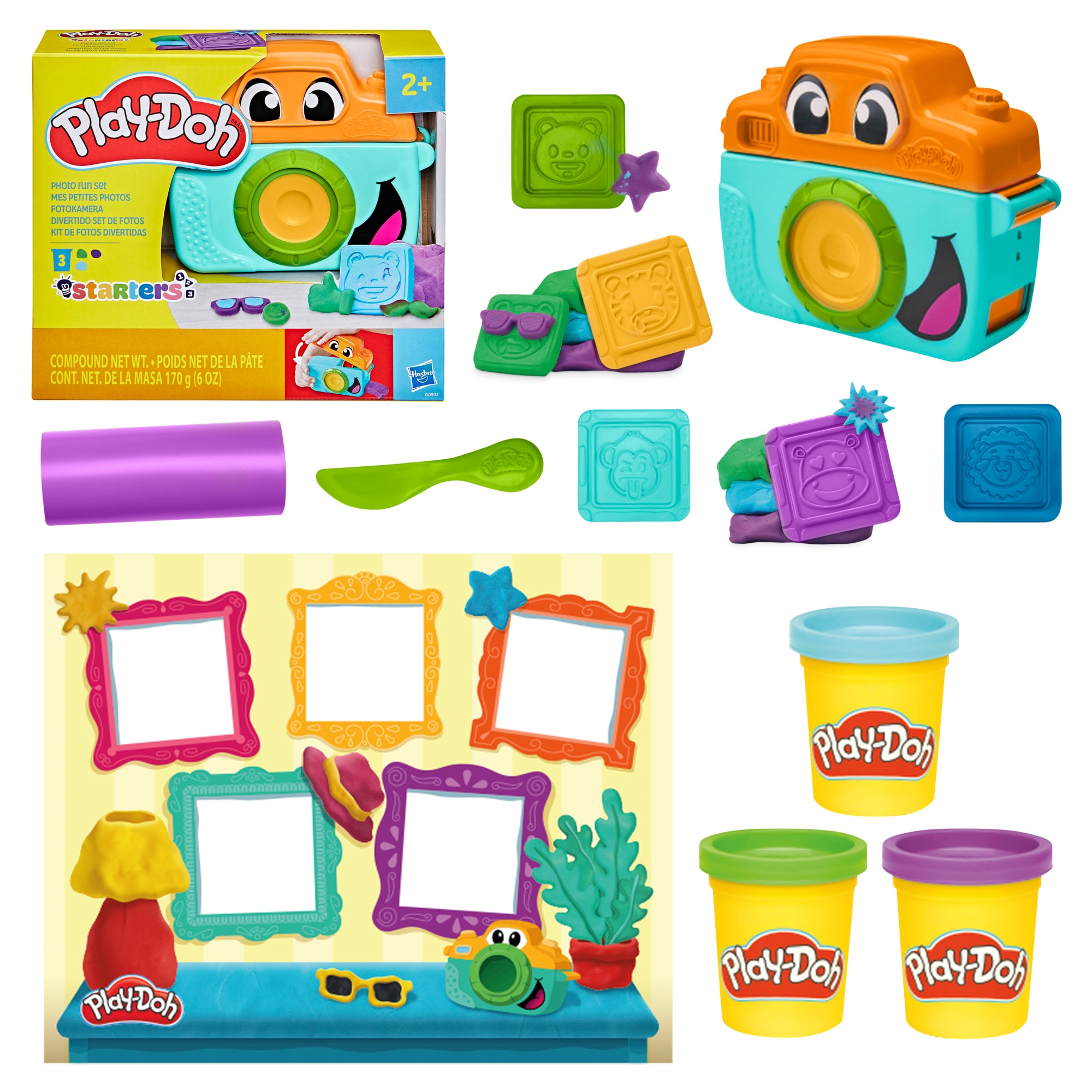 Juego de manualidades Starters Divertido set de fotos Play-Doh 7