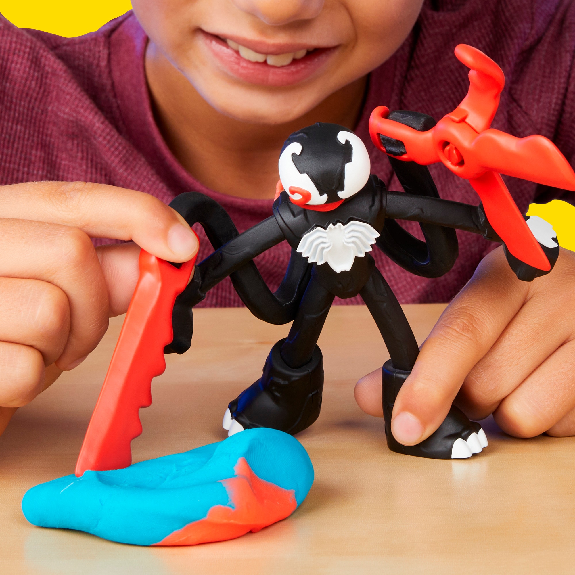 Juego de manualidades Spider-Man Lanza y Atrapa Marvel Play-Doh 4