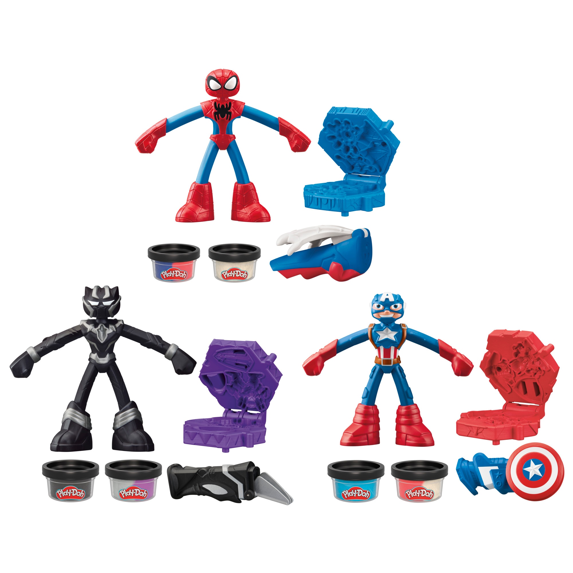 Figura Play-Doh Marvel e Acessório - Artigo Sortido. Envio realizado de forma aleatória 5