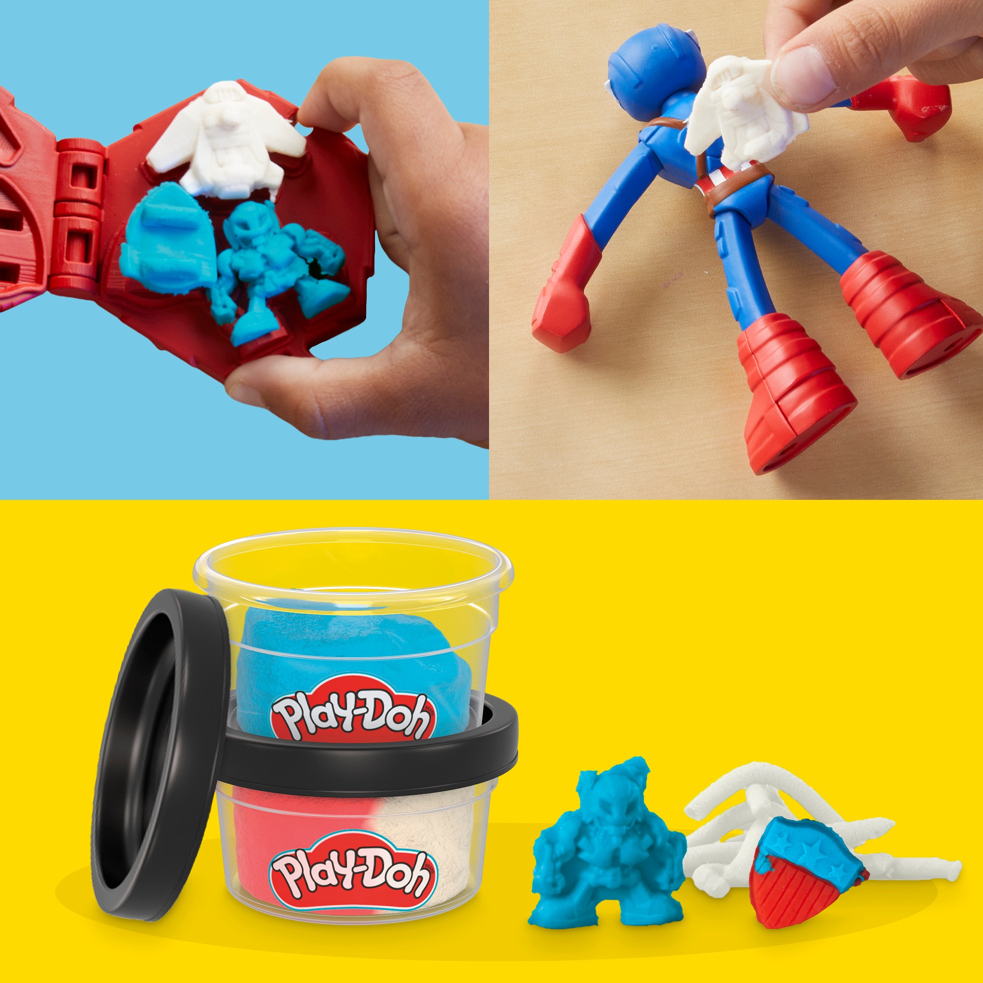 Figura Play-Doh Marvel e Acessório - Artigo Sortido. Envio realizado de forma aleatória 8