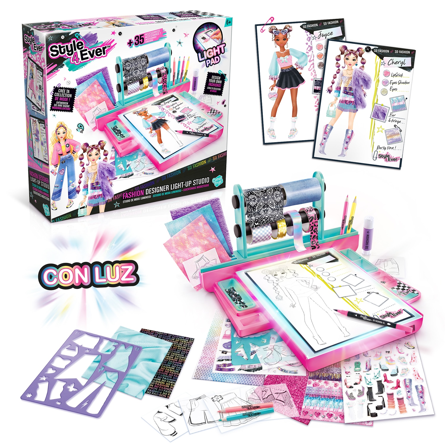Juego de manualidadesEstudio De Diseño De Moda Con Luz Style 4 Ever 2