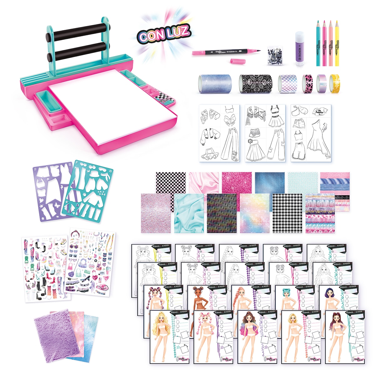 Juego de manualidadesEstudio De Diseño De Moda Con Luz Style 4 Ever 3