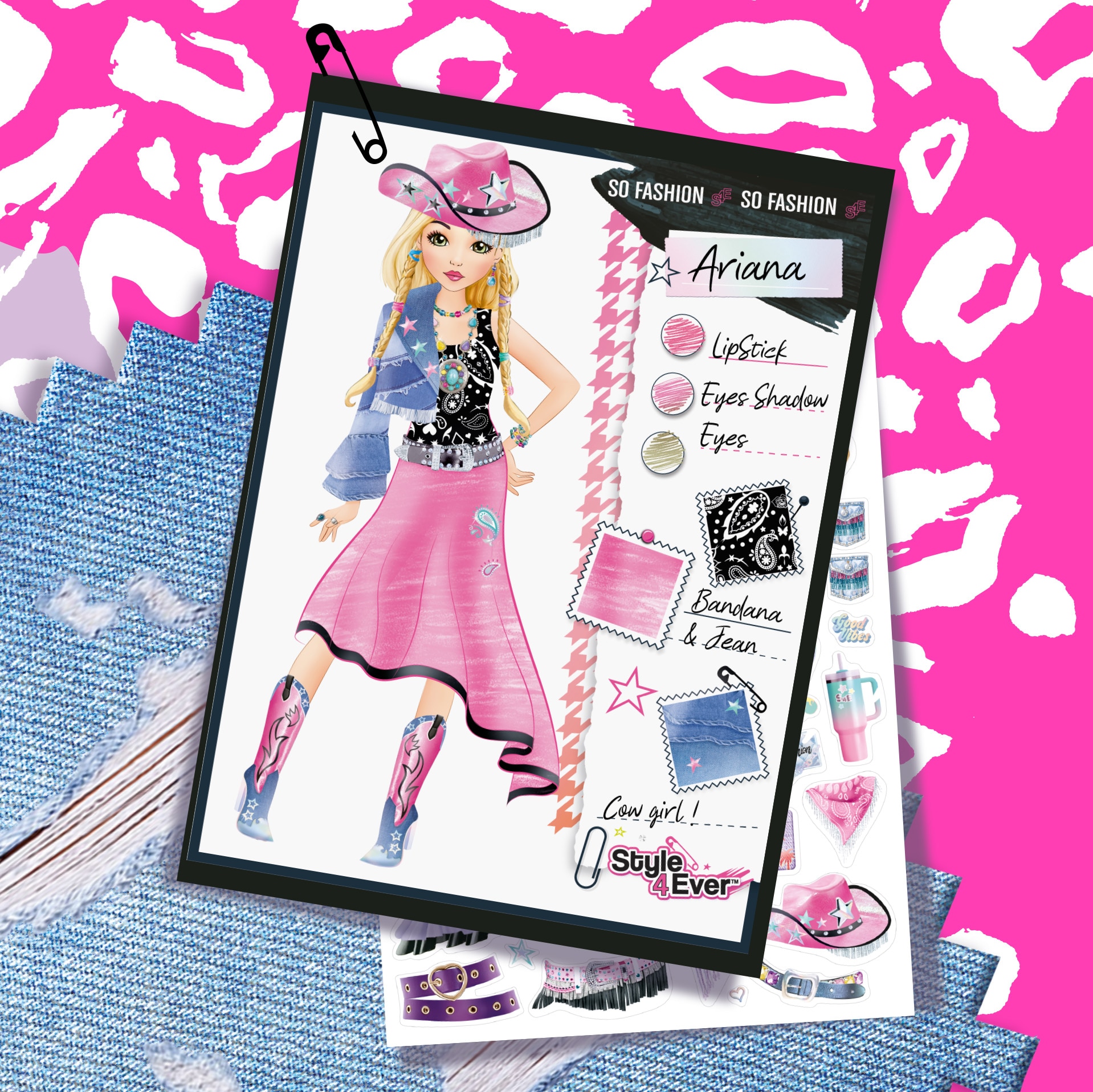 Juego de manualidadesEstudio De Diseño De Moda Con Luz Style 4 Ever 7