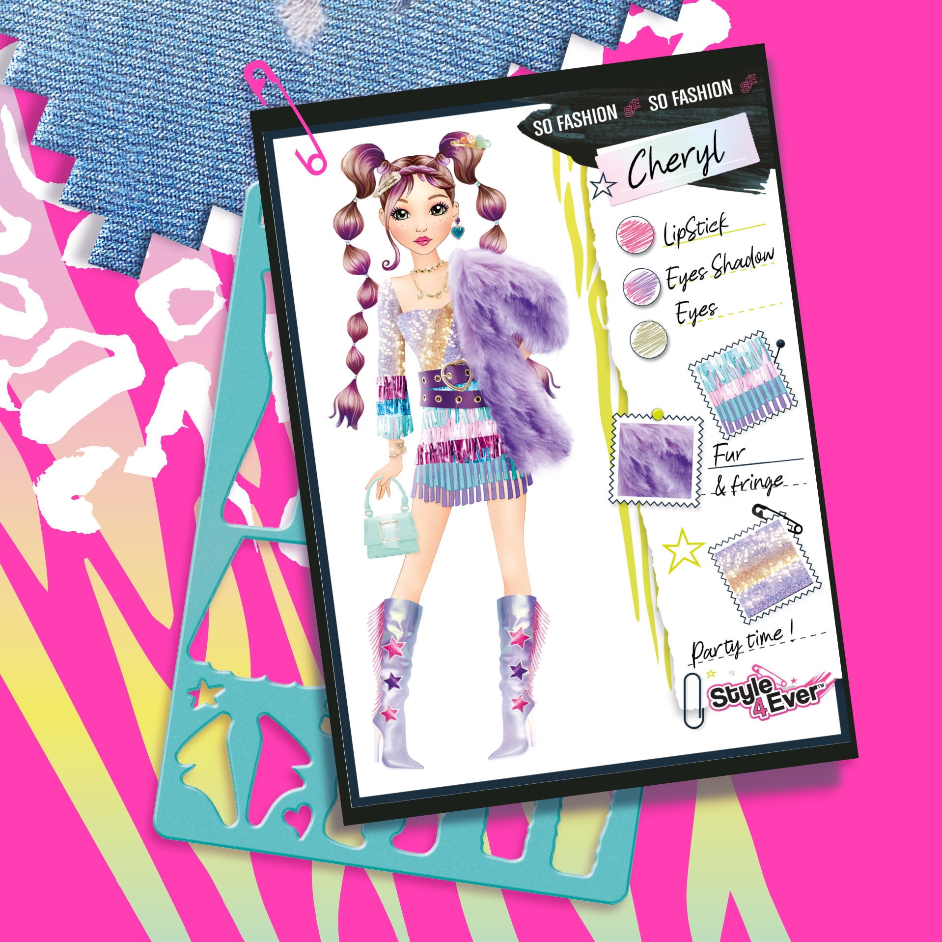 Juego de manualidadesEstudio De Diseño De Moda Con Luz Style 4 Ever 8